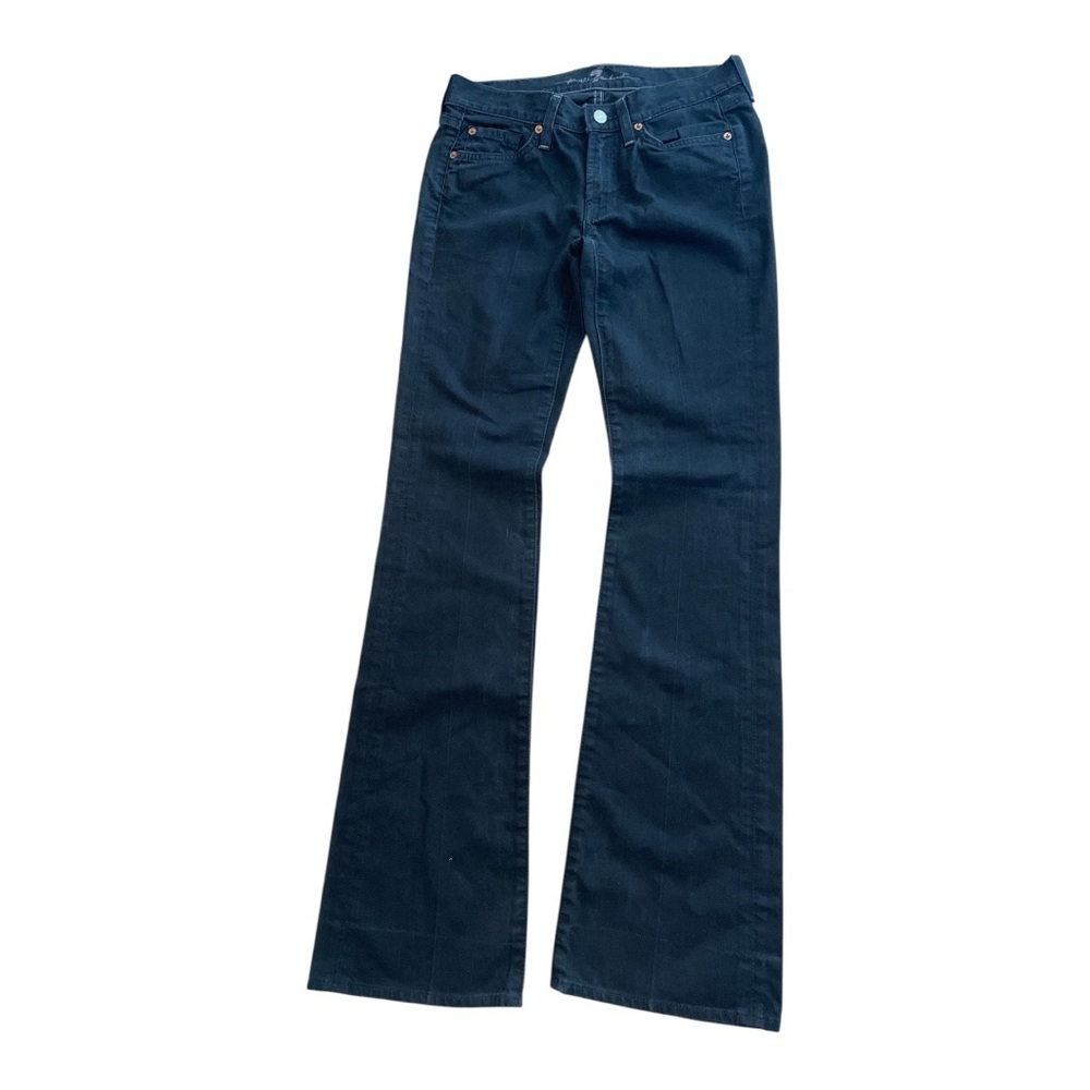 7 For All Mankind Dark Blue Flare Jeans